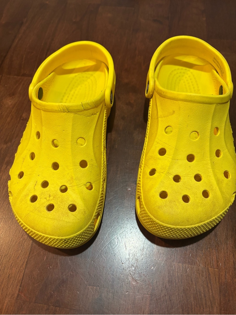 Yellow Crocs
